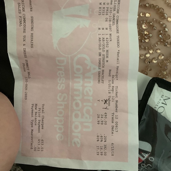 Mori Lee Prom Dress w/ Jewelry - Picture 4 of 5